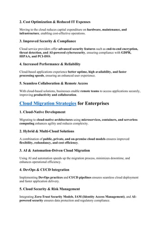 Seamless Cloud Migration Services: Accelerate Digital Transformation ...