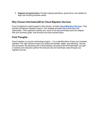 Cloud Migration Services by informatics360.docx