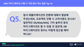 [웨비나] 클라우드 마이그레이션 수행 시 가장 많이 하는 질문 Top 10!