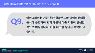 [웨비나] 클라우드 마이그레이션 수행 시 가장 많이 하는 질문 Top 10!