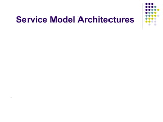 Service Model Architectures

.

 