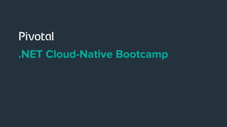 .NET Cloud-Native Bootcamp
 