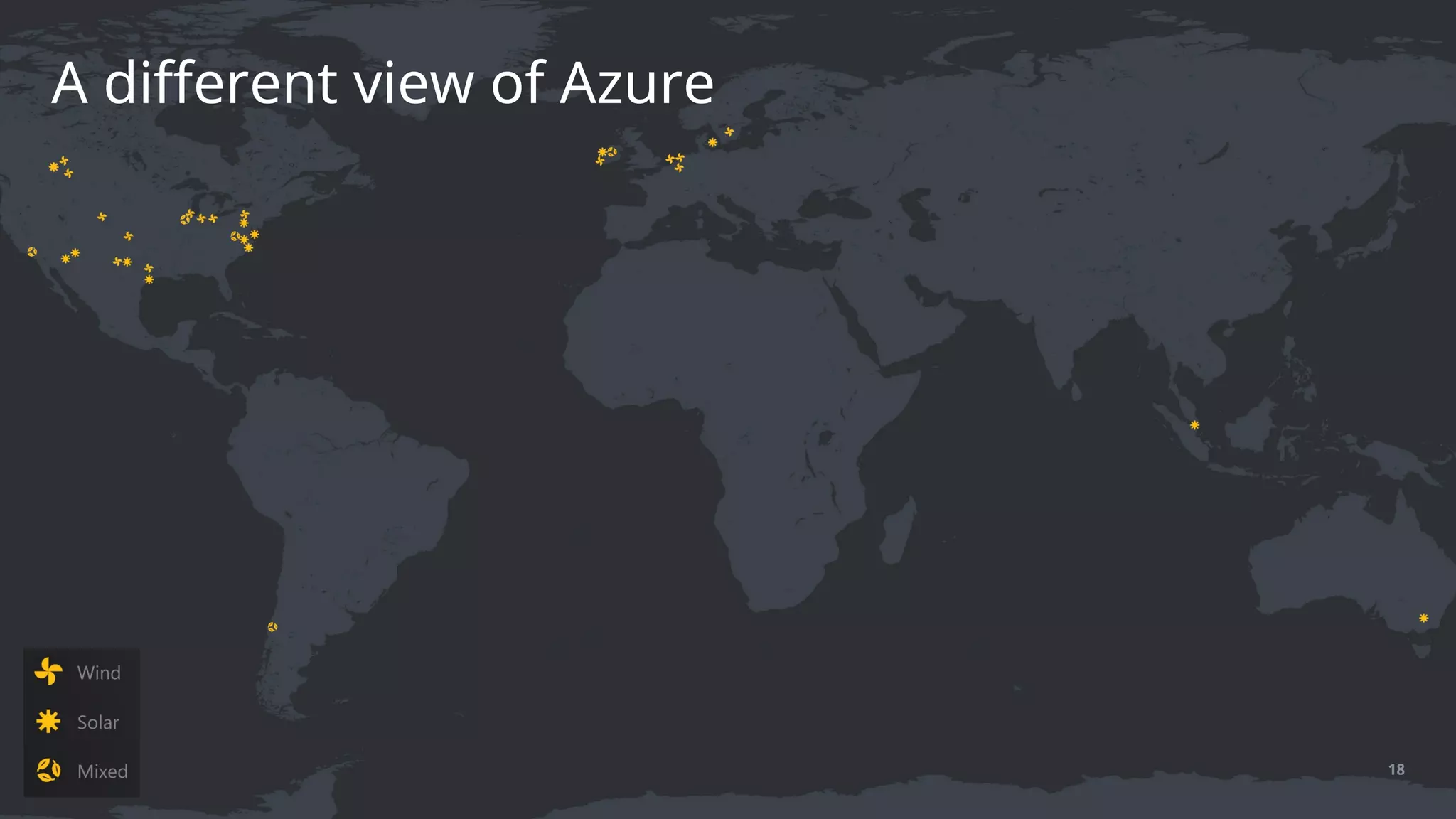 A different view of Azure
18
 