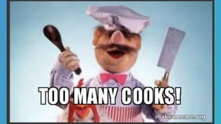 1818
Too many cooks
 