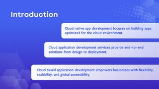 Cloud Native App Development & Services. | PDF