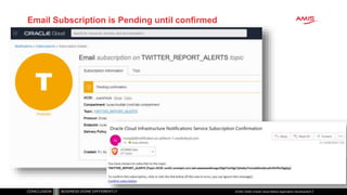 Email Subscription is Pending until confirmed
DOAG 2020| Oracle Cloud Native Application Development
 