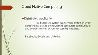 Cloud native computing | PPTX