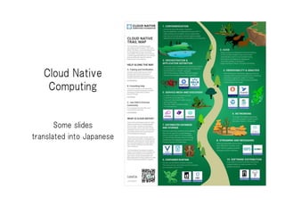 Cloud Native
Computing
Some slides
translated into Japanese
 