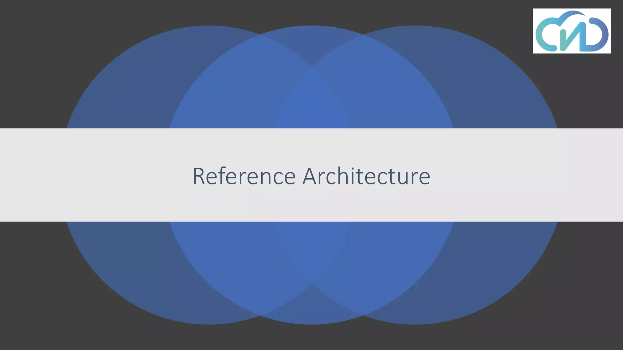 Reference Architecture
 