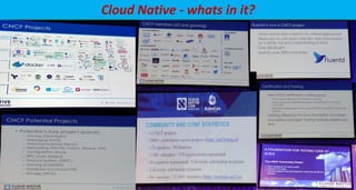 Cloud Native - whats in it?
 
