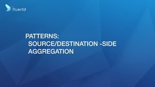 PATTERNS:
SOURCE/DESTINATION -SIDE
AGGREGATION
 