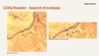 COG Reader - Search Envelope
Reading entire dataset
Reading with Search Envelope constraint
 