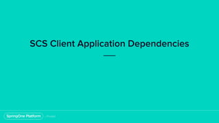 SCS Client Application Dependencies
 