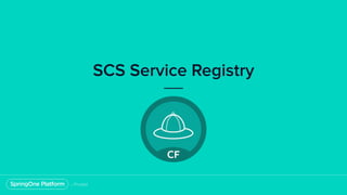 SCS Service Registry
 