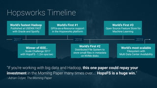 Hopsworks - The Platform for Data-Intensive AI | PDF