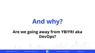 Cloud Native Operations | PDF