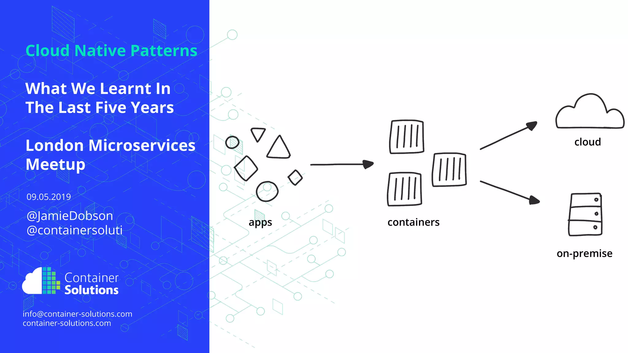 Cloud Native Patterns (Jamie Dobson, Container Solutions) | PDF