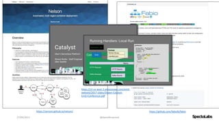 27/09/2017 @danielbryantuk
https://github.com/fabiolb/fabiohttps://verizon.github.io/nelson/
https://s3-us-west-2.amazonaws.com/emit-
website/2017-slides/Shawn-Catalyst-
Emit+Conference.pdf
 