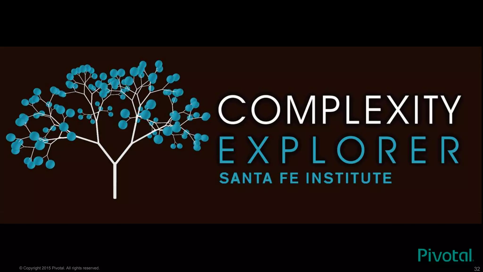 © Copyright 2015 Pivotal. All rights reserved. 32
 