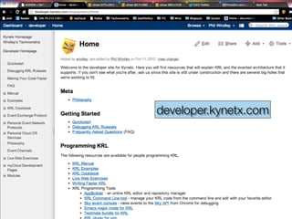 docs
   developer.kynetx.com
 