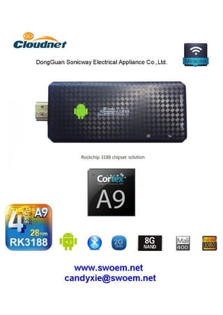Ad design for Cloudnetgo cr9s quad core mini android tv stick
