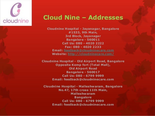Cloudnine Hospital for Antenatal Care of Children and Women