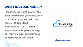 CloudNudge - CloudNudge is a cloud cost optimization for AWS, Google ...