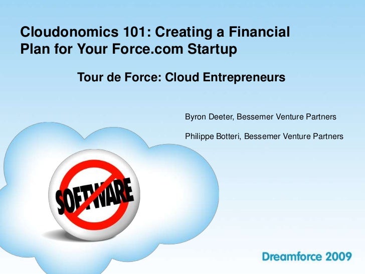 cloudonomics 101 creating a financial plan for your saas or cloud c