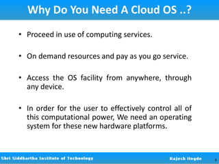 CloudDesk - Cloud operating system | PPTX