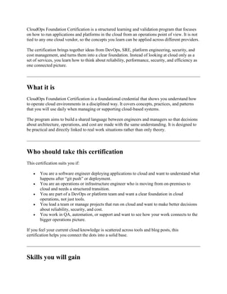 CloudOps Foundation Certification Learning Path for Cloud Beginners.pdf