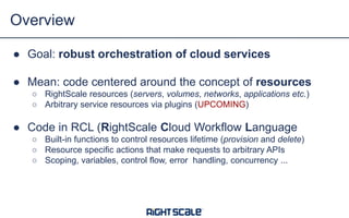 Cloud Orchestration with RightScale Cloud Workflow | PPT