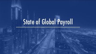 State of Global Payroll
 