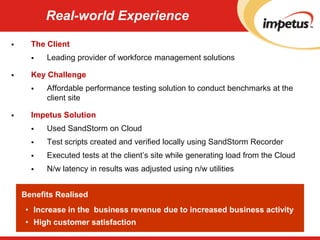 Cloud based Performance Testing | PPTX