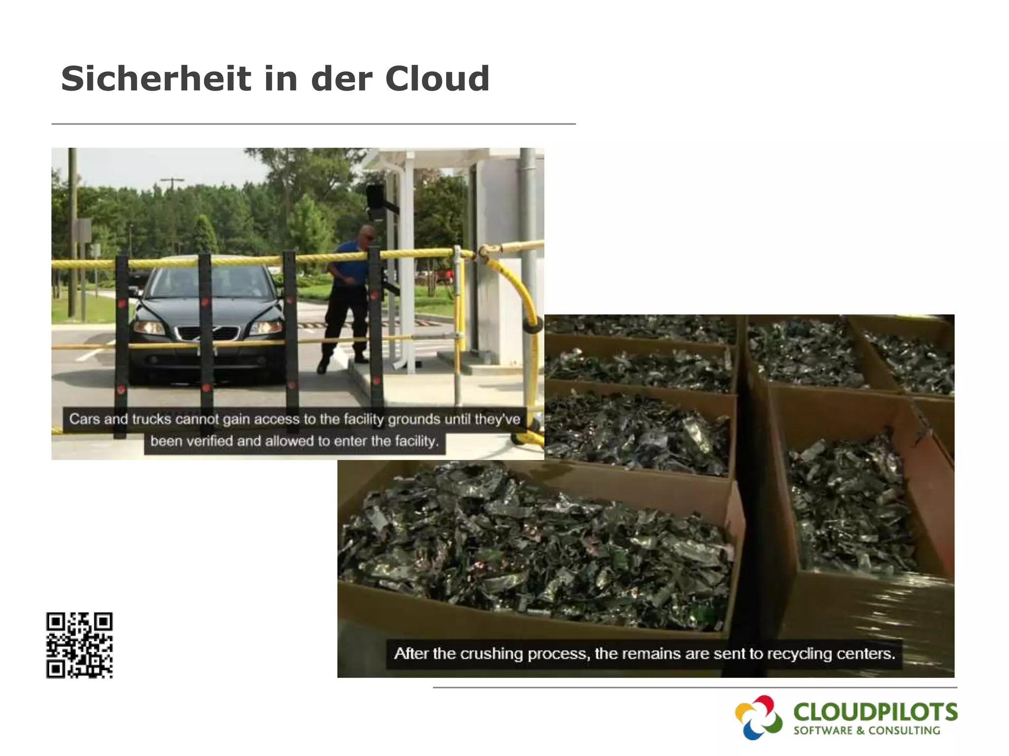 Sicherheit in der Cloud
 