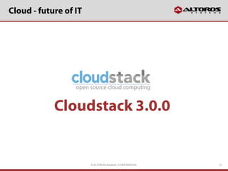 © ALTOROS Systems | CONFIDENTIAL   21
 