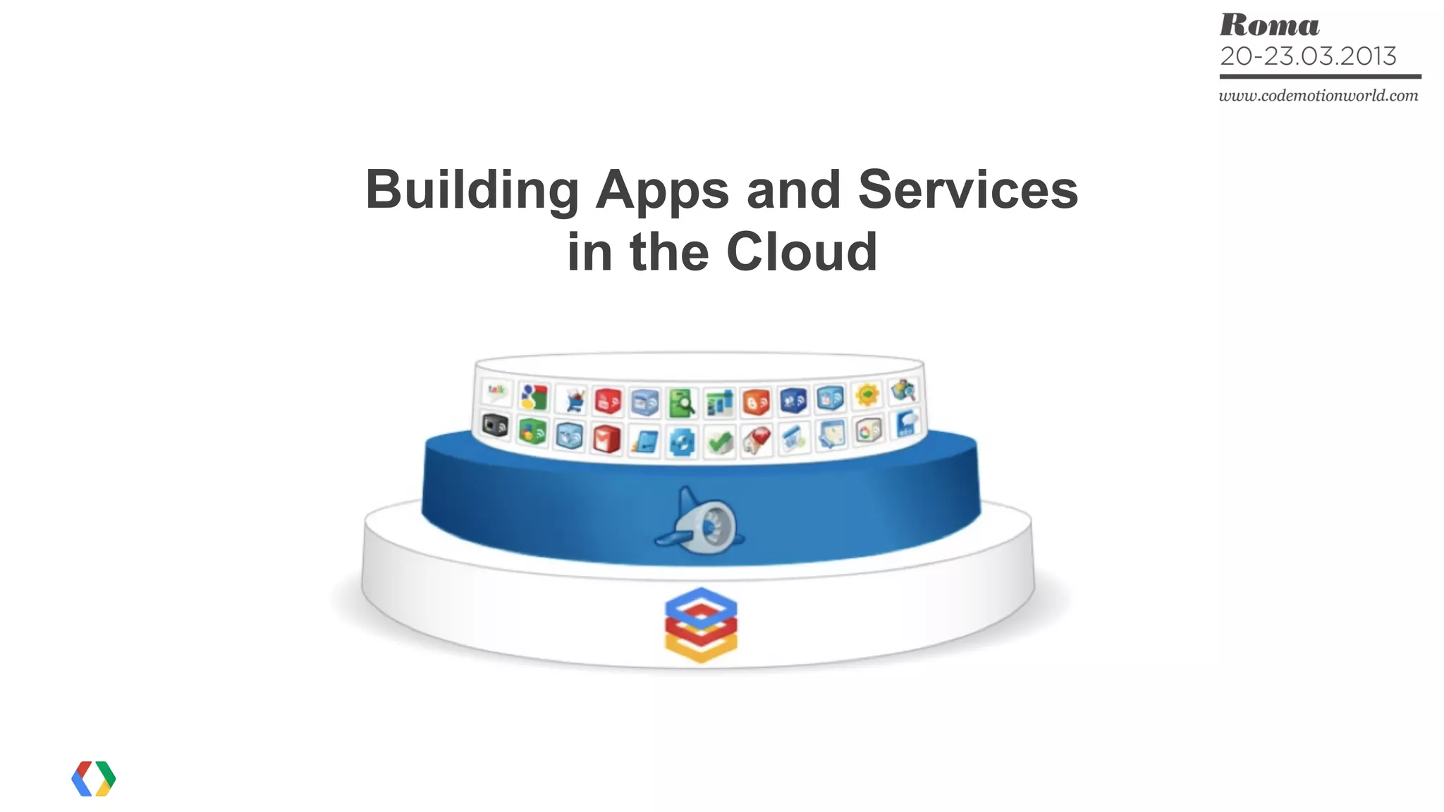 Building Apps and Services
in the Cloud
 