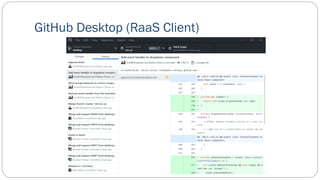 GitHub Desktop (RaaS Client)
 