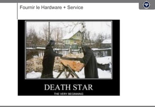 Fournir le Hardware + Service
 