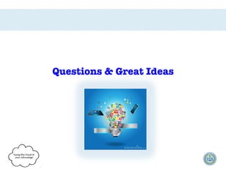Questions & Great Ideas

 