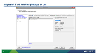 35
Migration d’une machine physique en VM
 