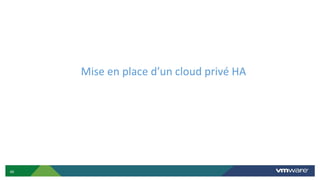 40
Mise en place d’un cloud privé HA
 