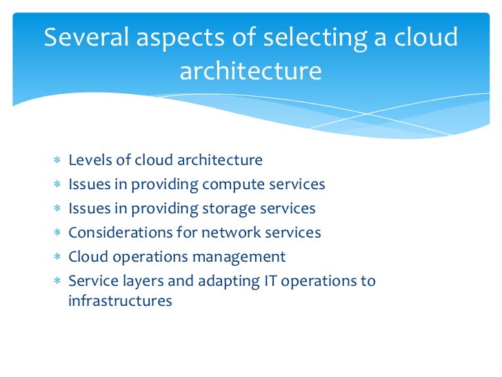 Cloud Reference Model