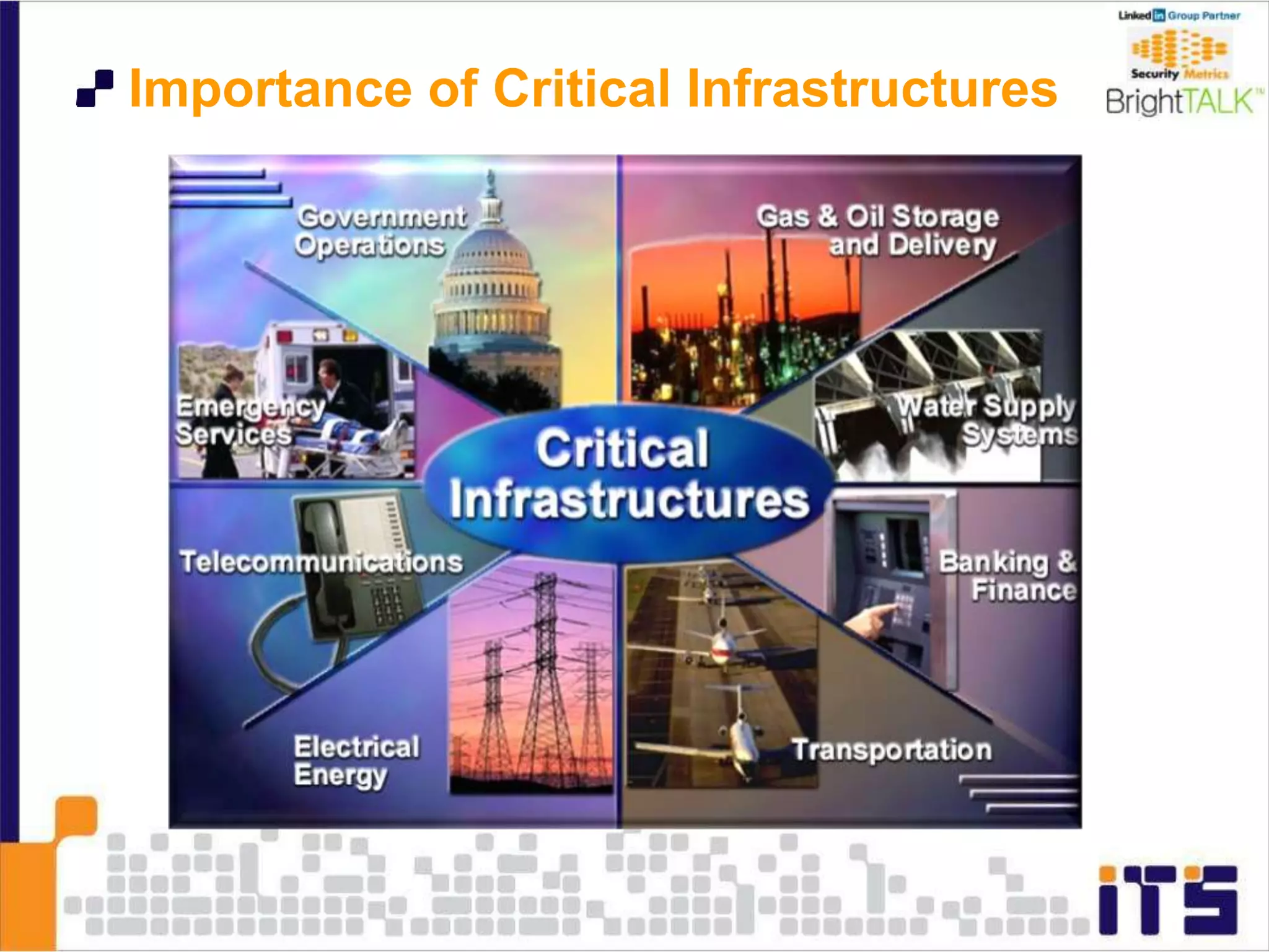 Importance of Critical Infrastructures
 