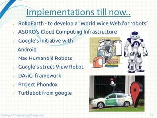 Cloud robotics | PDF