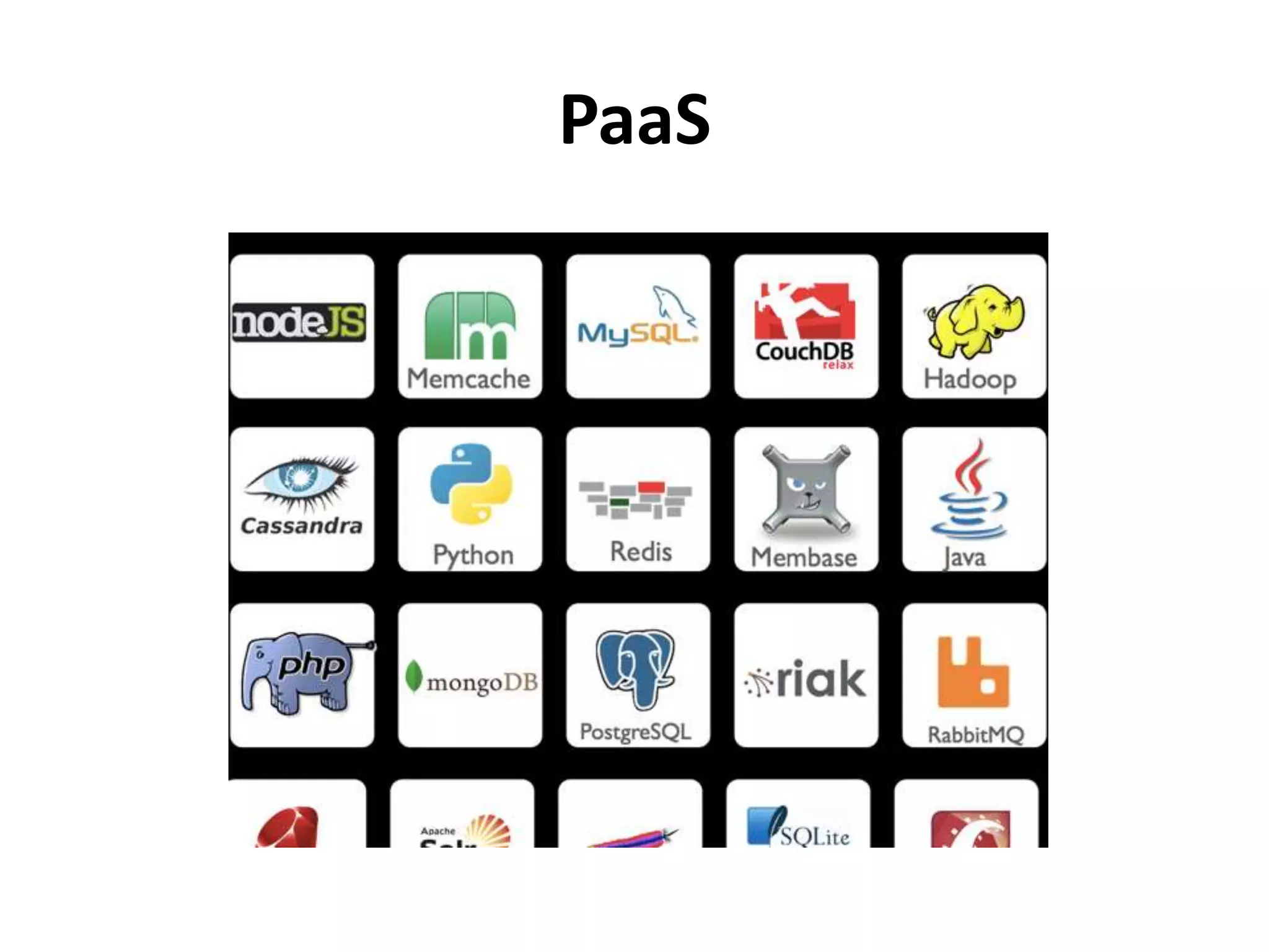 PaaS
 