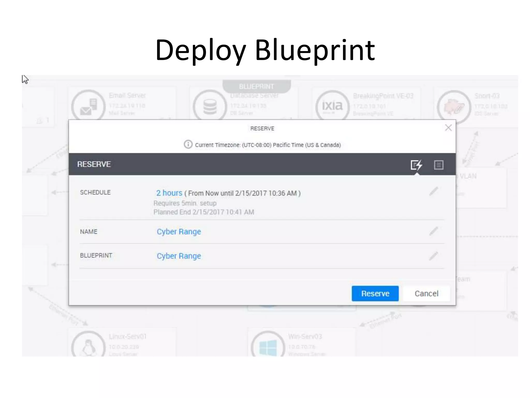 Deploy Blueprint