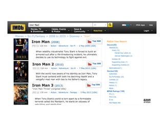 Movies > Sci-Fi/Fantasy > 2008 to 2010 > Downey > "Iron"
 