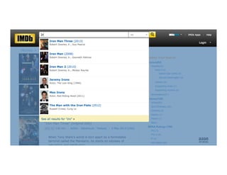 Movies > Sci-Fi/Fantasy > 2008 to 2010 > Downey > "Iron"
 