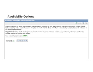 Availability Options
 