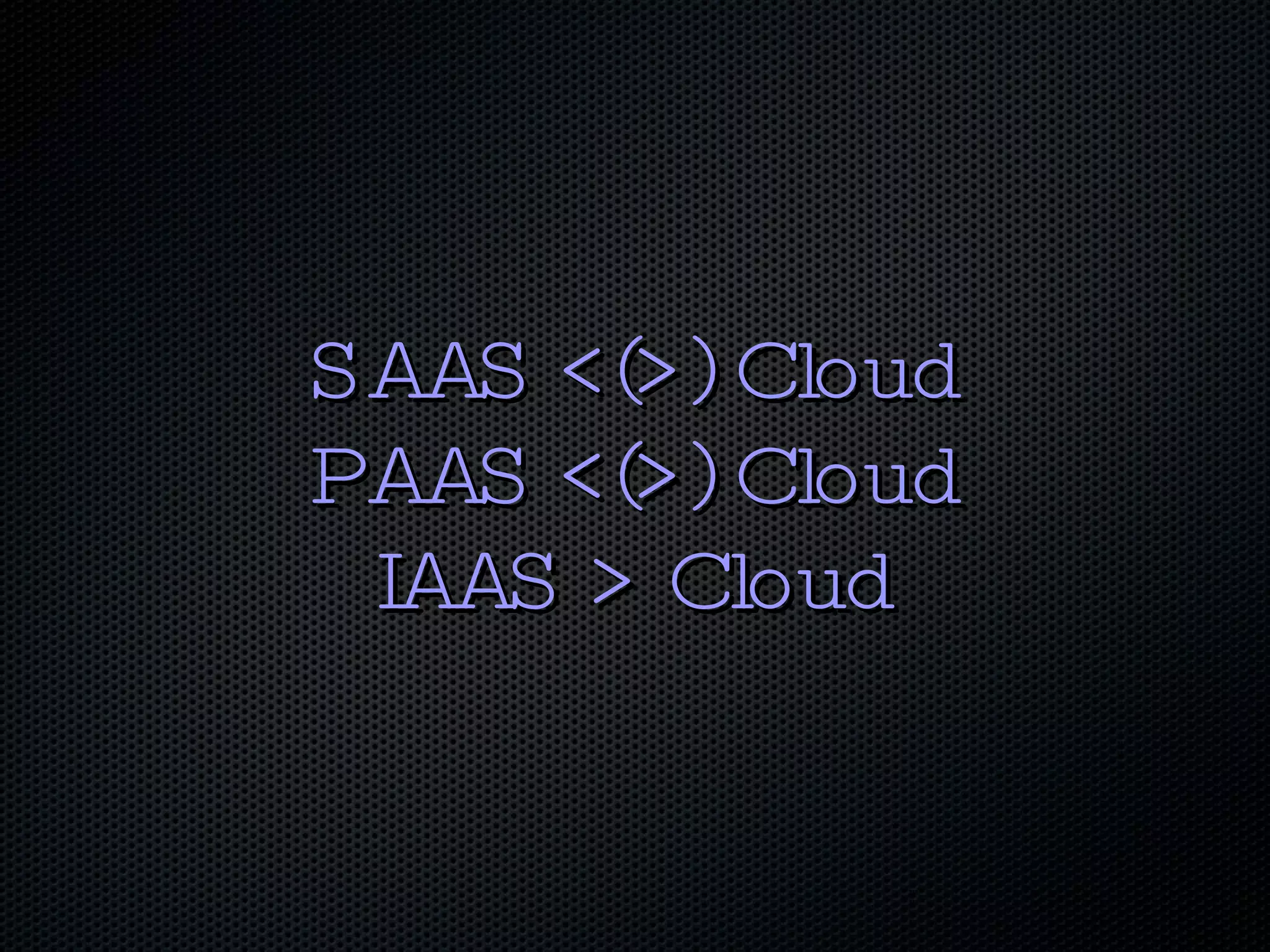 Building Clouds since 2004 